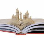 نگهدارنده صفحه کتاب مدل قلعه هاگوارتز